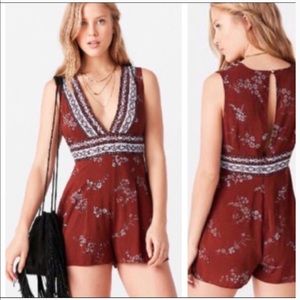 Ecote paisley play suit romper urban outfitters